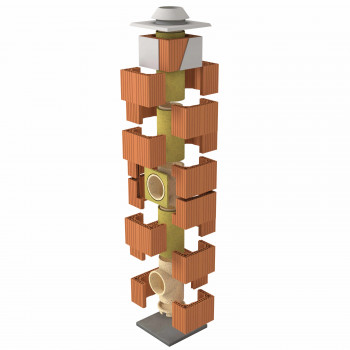 Sistem cos de fum 6m-200mm-45